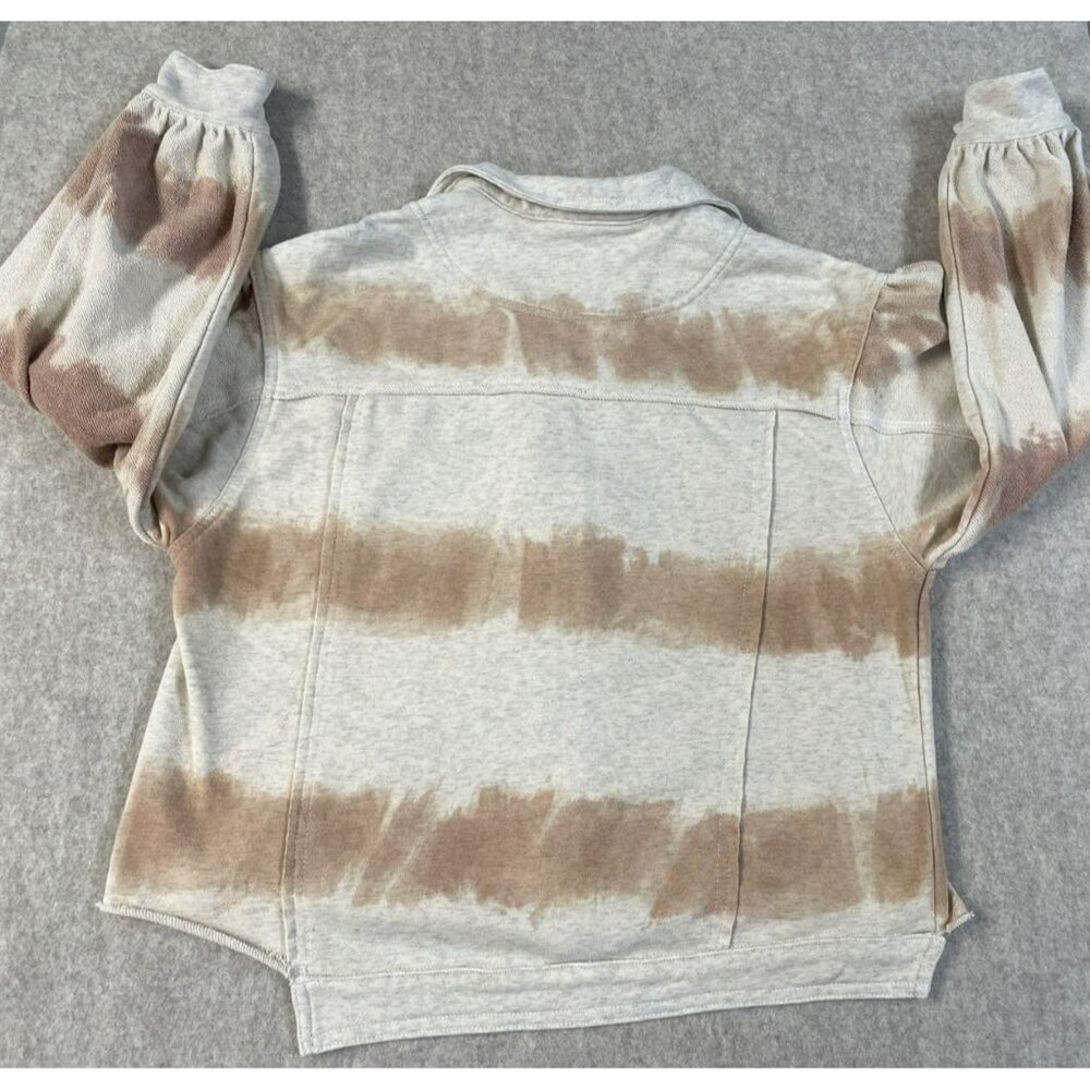 Women’s Anthropologie POL Tie Dye Jacket‎ Bohemian Raw Edges Size M Distressed - Picture 2 of 13